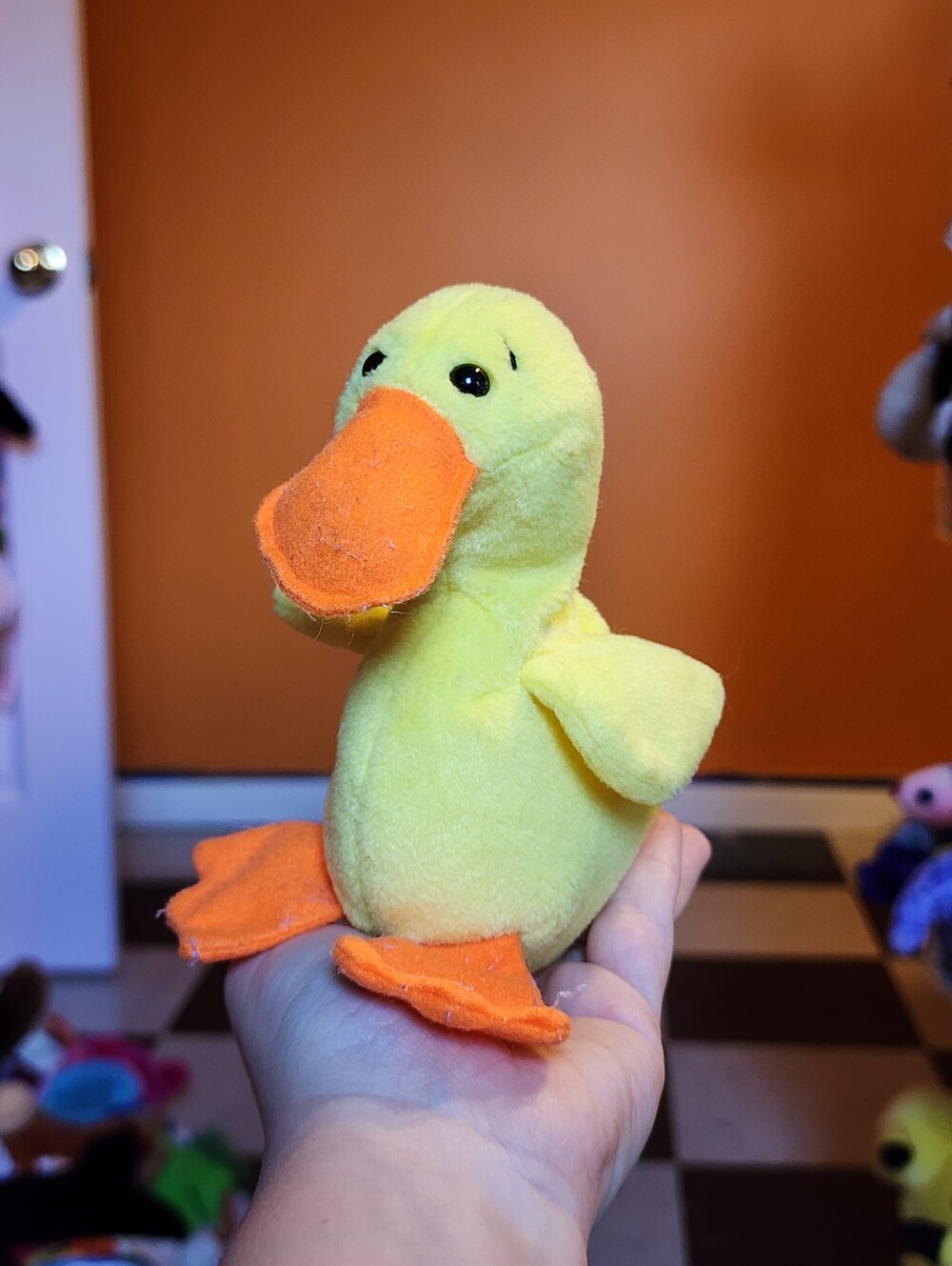 TY Quackers Duck - No Hang Tag